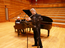 Recording at North Bridge Flute Academy