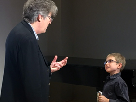 Paul performs for “The Flute Shop” at Schmitt Music in Brooklyn Center, MN.