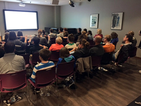 Paul performs for “The Flute Shop” at Schmitt Music in Brooklyn Center, MN.