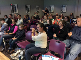 Paul performs for “The Flute Shop” at Schmitt Music in Brooklyn Center, MN.