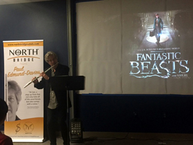 Paul plays a tune from Fantastic Beasts