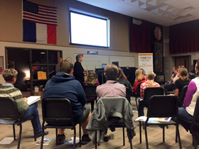 Paul visits Stevensville, MI