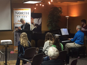 After a 6 hour drive and 1 foot of snow, the crowd in Sioux Falls was very intimate & small.